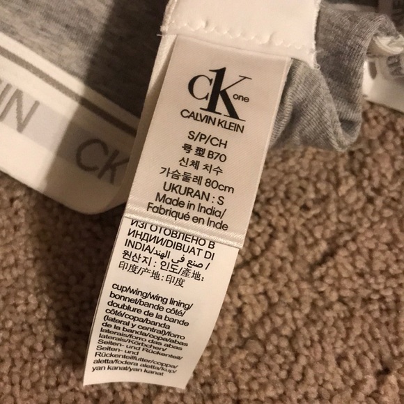 Small Calvin Klein one bralette bra - Picture 6 of 8